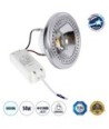 GLOBOSTAR® DARKO 60381 Σποτ AR111 LED 14W 1694lm 40° AC 220-240V IP20 Ψυχρό Λευκό 6000K Dimmable - Indirect Anti-Glare Reflector - Bridgelux High Lumen COB Gen2 & TÜV SÜD Driver - Μ11.1 x Π11.1 x Υ6.6cm - 3 Χρόνια Εγγύηση